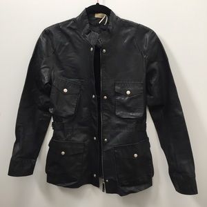 MOD Max Studio special edition leather moto modern jacket coat